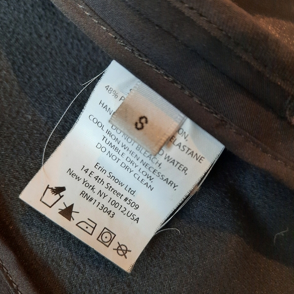 Erin Snow Kelsey Black Full Zip Snap Jacket •Small - Picture 8 of 10